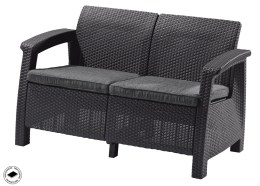 CORFU LOVE SEAT - grafit
