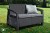 CORFU LOVE SEAT - grafit