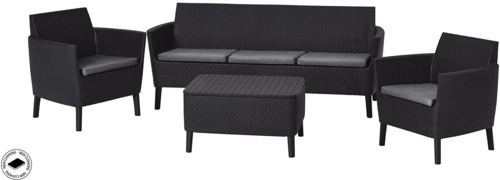 SALEMO 3 seater - grafit