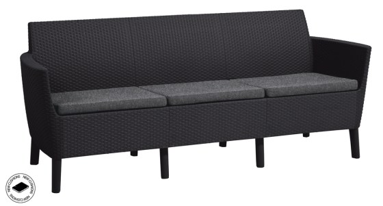 SALEMO 3 seater sofa - grafit