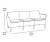 SALEMO 3 seater sofa - grafit