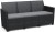 CLAIRE 3 SEATERS SOFA - grafit