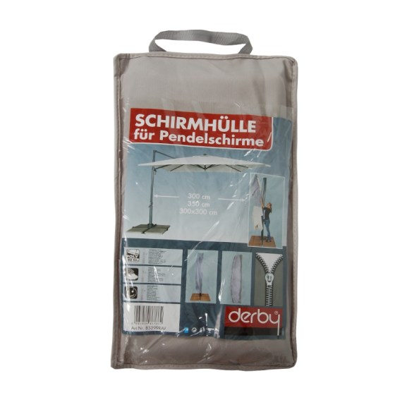 Ochrann&yacute; obal pro v&yacute;kyvn&eacute; slunečn&iacute;ky až do 350 cm a 300x300 cm &scaron;ed&yacute;