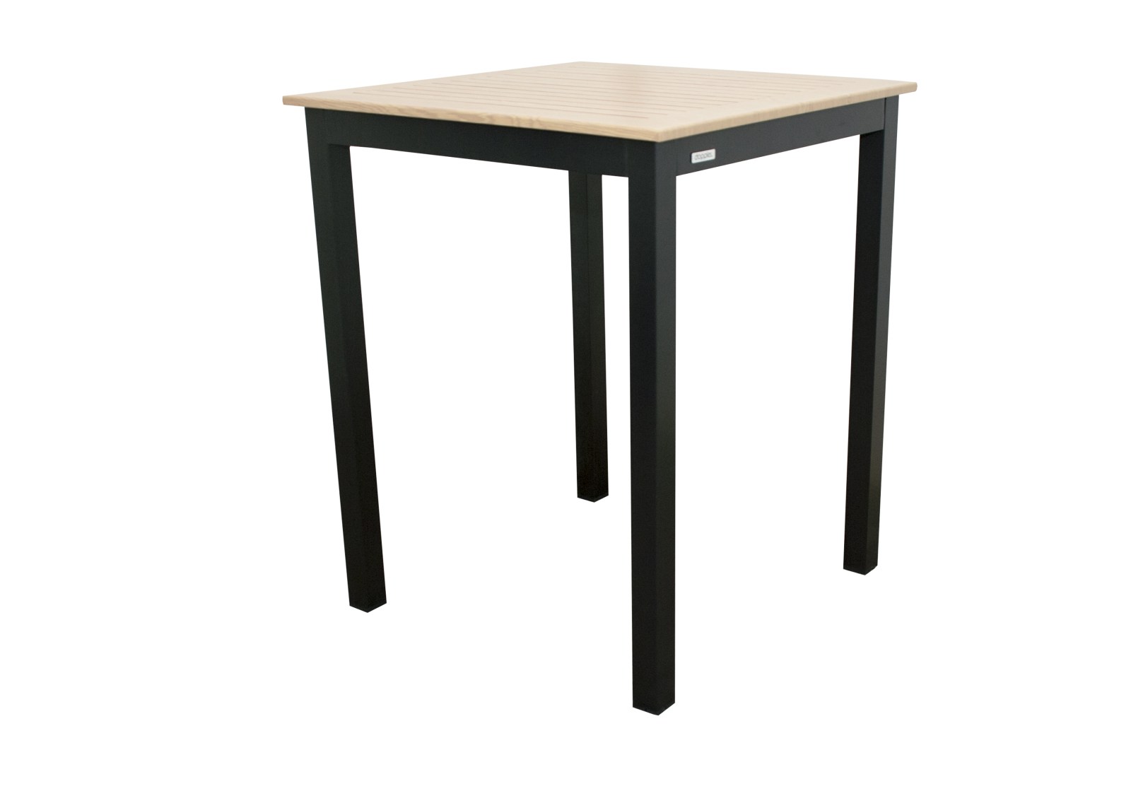 EXPERT WOOD antracit - gastro barov&yacute; hlin&iacute;kov&yacute; stůl 90x90x110cm