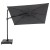 myZone 220 x 300 cm LED - výkyvný zahradní slunečník s boční tyčí