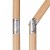 ALU WOOD 210 x 140 cm &ndash; slunečn&iacute;k s automatick&yacute;m nakl&aacute;pěn&iacute;m s ULTRA UV ochranou (Des&eacute;n l&aacute;tky 846)