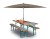 SUNLINE WATERPROOF 230 x 190 cm &ndash; balk&oacute;nov&yacute; nakl&aacute;pěc&iacute; slunečn&iacute;k