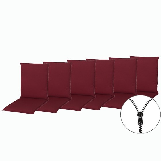 ELEGANT 2428 n&iacute;zk&yacute; - set 6 ks - polstry na židli a křeslo