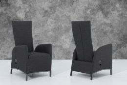 Luxusn&iacute; polohovac&iacute; zahradn&iacute; křeslo Paris Lika-Tex(R) - antracit