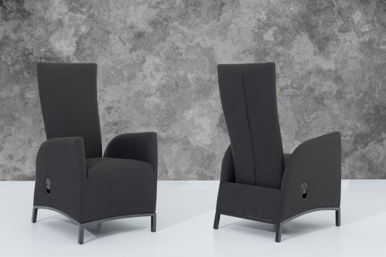 Luxusn&iacute; polohovac&iacute; zahradn&iacute; křeslo Paris Lika-Tex(R) - antracit