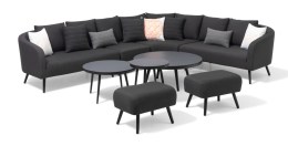 Melia LIKA-TEX(R) antracit - luxusn&iacute; zahradn&iacute; sestava