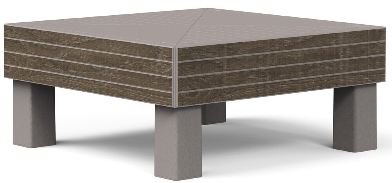 ELEMENTS SIGNATURE zahradn&iacute; plastov&yacute; stůl - walnut