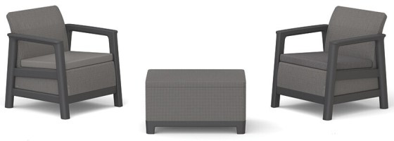 SCANDI LINEA BALCONY - Mountain Grey/Grafit