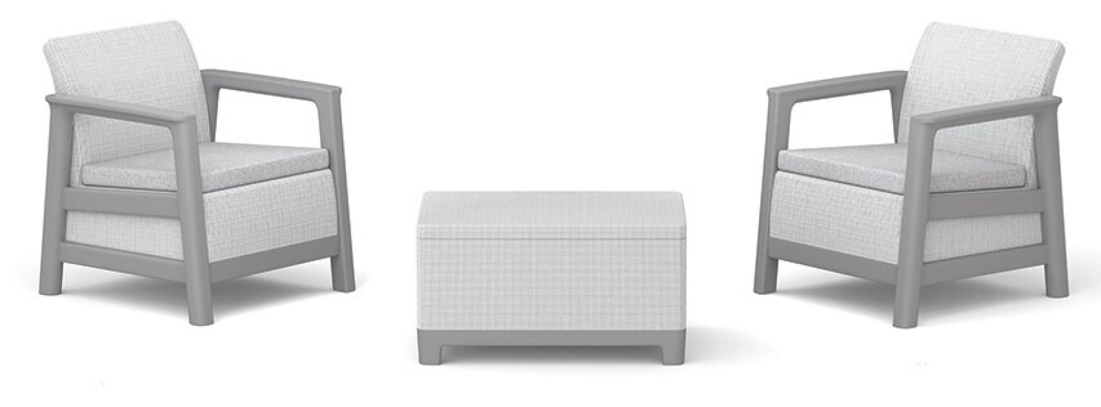 SCANDI LINEA BALCONY - Ash grey/Storm grey