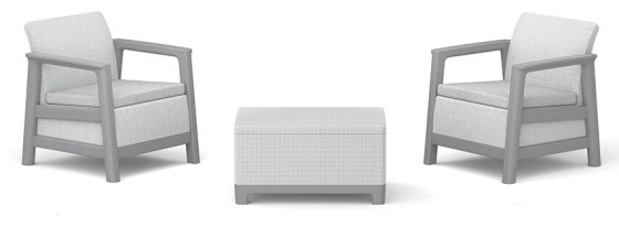 SCANDI LINEA BALCONY - Ash grey/Storm grey