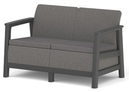SCANDI LINEA 2 SEATER SOFA - Mountain Grey/Grafit