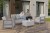 SCANDI LINEA 3 SEATERS SET - Ash grey/Storm grey