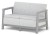 SCANDI LINEA 2 SEATER SOFA - Ash grey/Storm grey