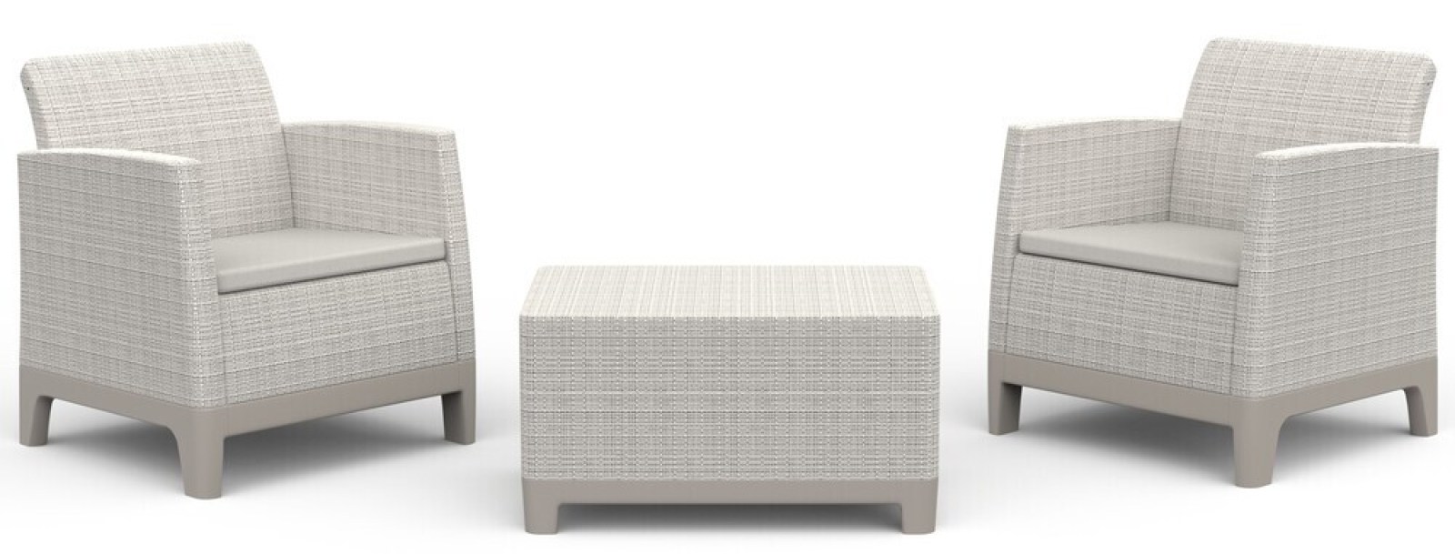 SCANDI FORMA BALCONY - Pebble grey/Soft biege