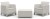 SCANDI FORMA BALCONY - Pebble grey/Soft biege