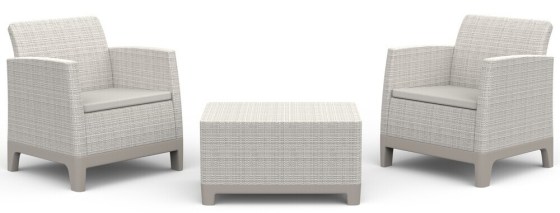 SCANDI FORMA BALCONY - Pebble grey/Soft biege