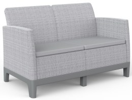SCANDI FORMA 2 SEATER SOFA - Ash grey/Storm grey