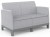 SCANDI FORMA 2 SEATER SOFA - Ash grey/Storm grey