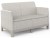 SCANDI FORMA 2 SEATER SOFA - Pebble grey/Soft biege