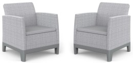 SCANDI FORMA DUO SET - Ash grey/Storm grey