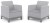 SCANDI FORMA DUO SET - Ash grey/Storm grey