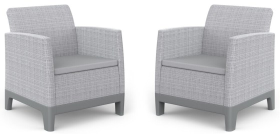 SCANDI FORMA DUO SET - Ash grey/Storm grey