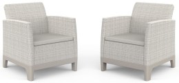SCANDI FORMA DUO SET - Pebble grey/Soft biege