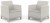 SCANDI FORMA DUO SET - Pebble grey/Soft biege