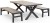 KETER DECO PORTO PICNIC set grafit/walnut