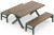 KETER DECO PORTO PICNIC set grafit/walnut