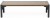 KETER lavice DECO PORTO PICNIC grafit/walnut