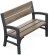 KETER lavice DECO PORTO SHORT grafit/walnut