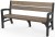 KETER lavice DECO PORTO LONG grafit/walnut