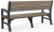 KETER lavice DECO PORTO LONG grafit/walnut