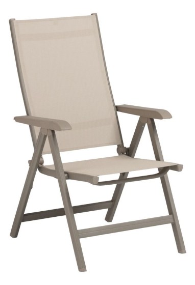 BASIC PLUS polohovac&iacute;, hlin&iacute;kov&eacute; křeslo - taupe / b&eacute;žov&aacute;
