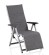 BASIC PLUS PADDED relaxačn&iacute;, polohovac&iacute;, hlin&iacute;kov&eacute; křeslo - stř&iacute;brn&aacute; / antracit