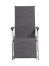 BASIC PLUS PADDED relaxačn&iacute;, polohovac&iacute;, hlin&iacute;kov&eacute; křeslo - stř&iacute;brn&aacute; / antracit