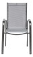 CIRRUS stohovateln&eacute;, hlin&iacute;kov&eacute; křeslo - antracit/&scaron;ed&aacute;