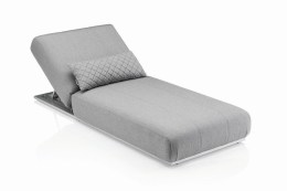 EGO leh&aacute;tko - stř&iacute;brn&aacute; / &scaron;ed&aacute; / sunbrella&reg;