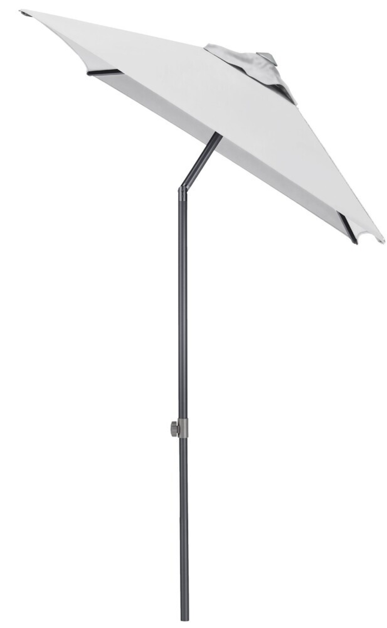 Slunečn&iacute;k KETTLER EASY PUSH 150x210 cm - matn&yacute; antracit/světle &scaron;ed&aacute; - voděodoln&yacute;