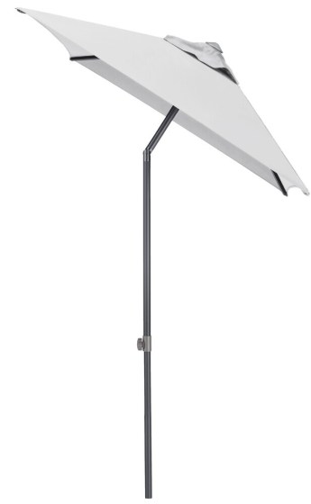Slunečn&iacute;k KETTLER EASY PUSH 150x210 cm - matn&yacute; antracit/světle &scaron;ed&aacute; - voděodoln&yacute;