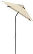 Slunečn&iacute;k KETTLER EASY PUSH 150x210 cm - matn&yacute; antracit/b&eacute;žov&aacute; - voděodoln&yacute;