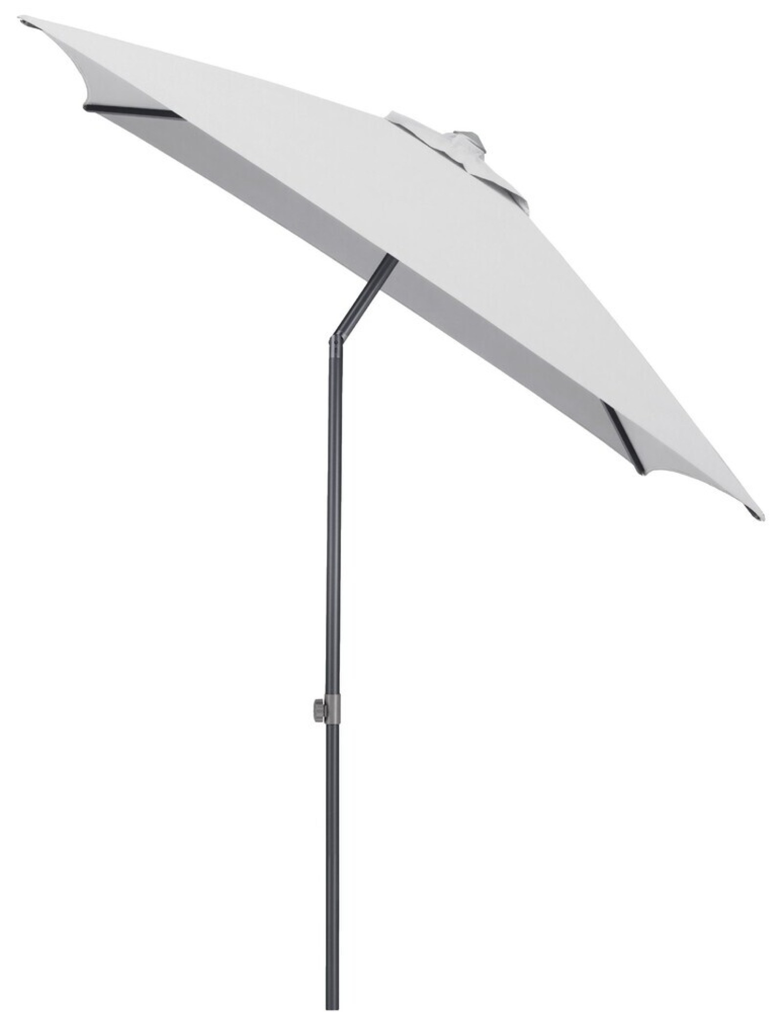 Slunečn&iacute;k KETTLER EASY PUSH 200x200 cm - matn&yacute; antracit/světle &scaron;ed&aacute; - voděodoln&yacute;