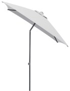 Slunečn&iacute;k KETTLER EASY PUSH 200x200 cm - matn&yacute; antracit/světle &scaron;ed&aacute; - voděodoln&yacute;