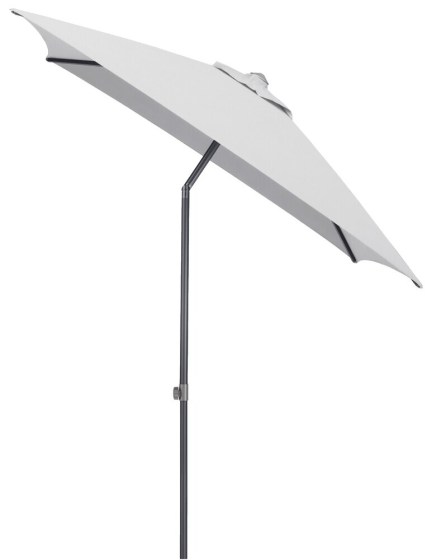 Slunečn&iacute;k KETTLER EASY PUSH 200x200 cm - matn&yacute; antracit/světle &scaron;ed&aacute; - voděodoln&yacute;